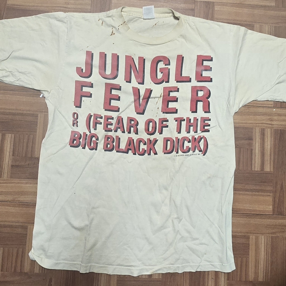 Ultra rare 1990 vintage Spike Lee Jungle Fever film T Shirt